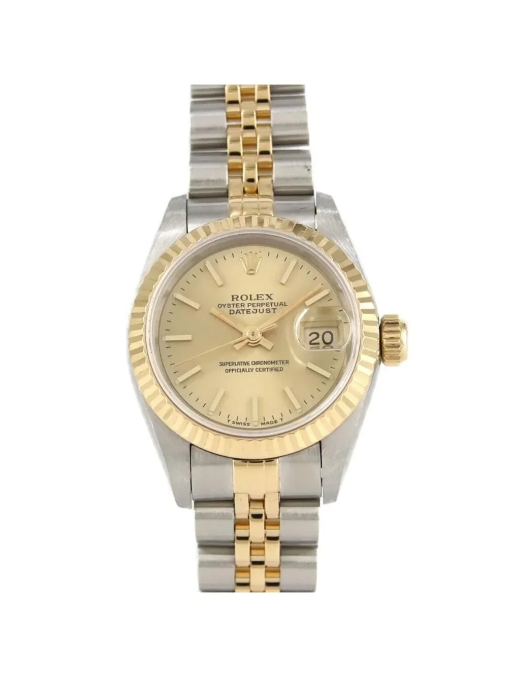 Rolex Datejust Stainless Steel Yellow Gold Automatic Watch